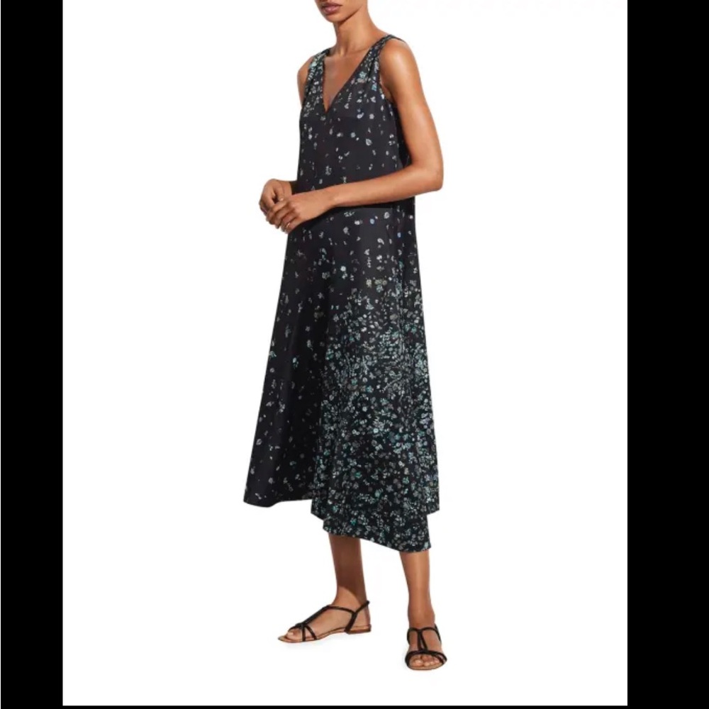 VINCE | Vince Floral Asymmetrical Shift Dress reg. $395
